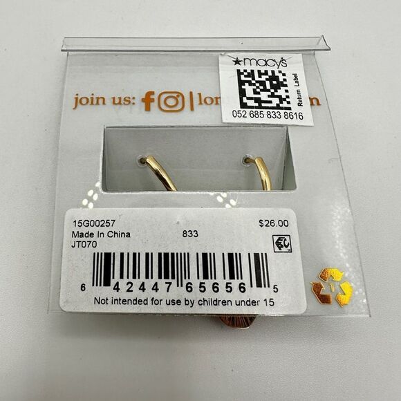 NWT Lonna & Lilly Mother of Pearl and Gold tone dangle earrings! - Picture 6 of 10